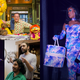 Top left: Sesame Street. Bottom left: Yvonne Orji. Bottom center: Queer Eye’s Jonathan Van Ness and Marcos Tiacopilco. Right: Shea Couleé of RuPaul’s Drag Race: All Stars.